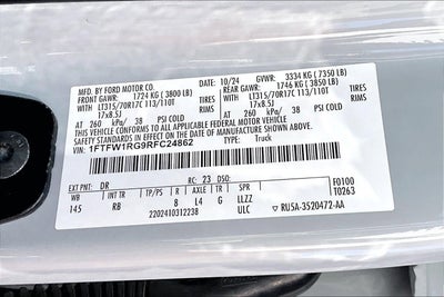 2024 Ford F-150 Raptor