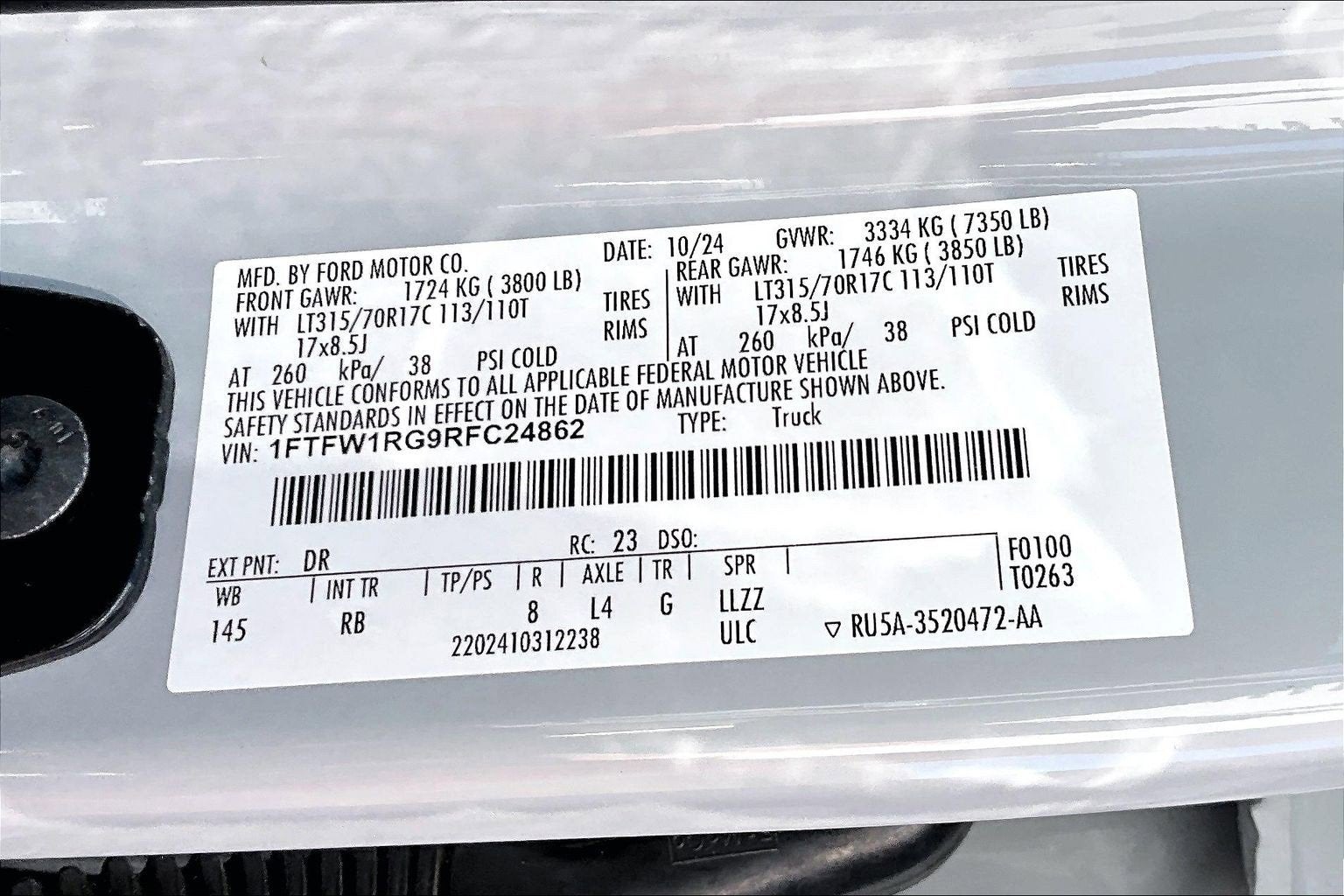 2024 Ford F-150 Raptor