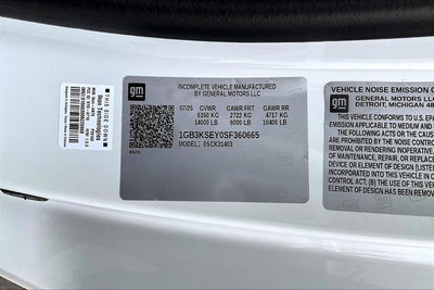 2025 Chevrolet Silverado 3500 HD Chassis Cab Work Truck