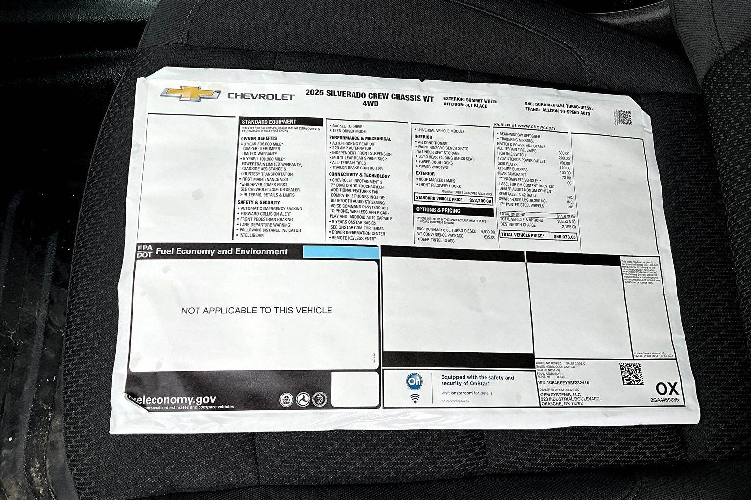 2025 Chevrolet Silverado 3500 HD Chassis Cab Work Truck