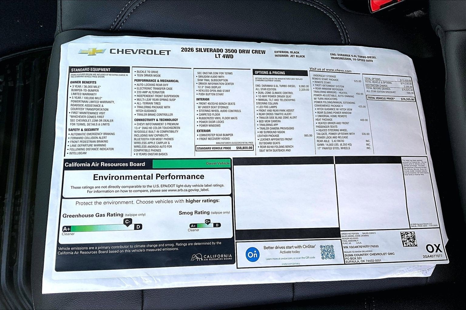 2026 Chevrolet Silverado 3500 HD LT