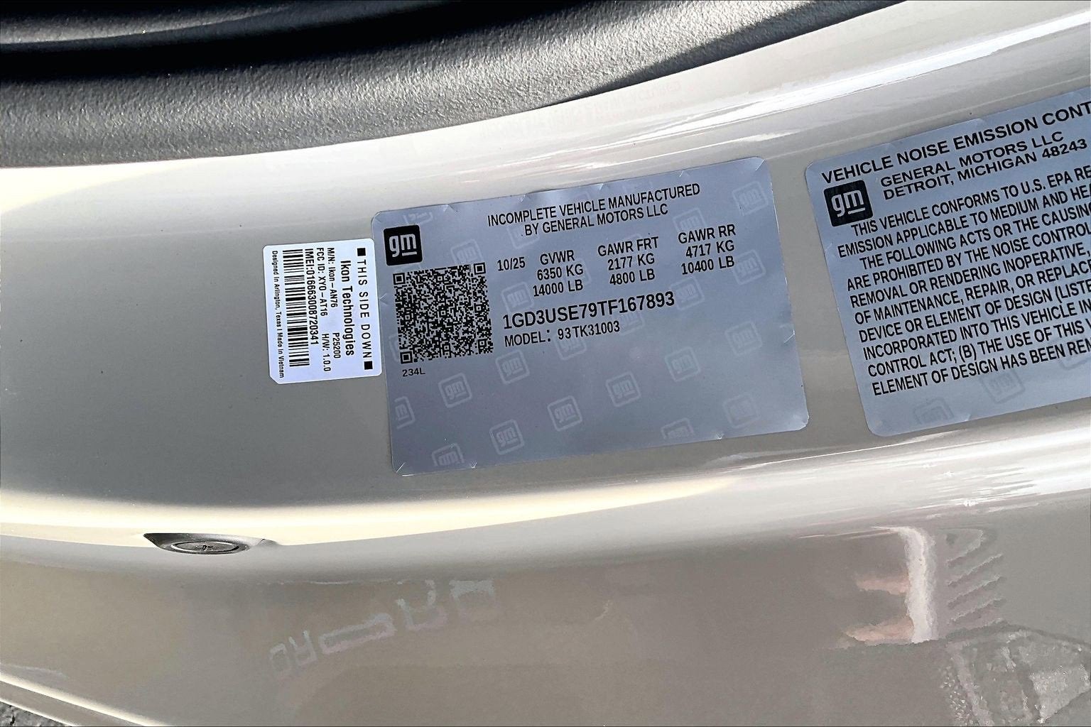 2026 GMC Sierra 3500 HD Chassis Cab Pro