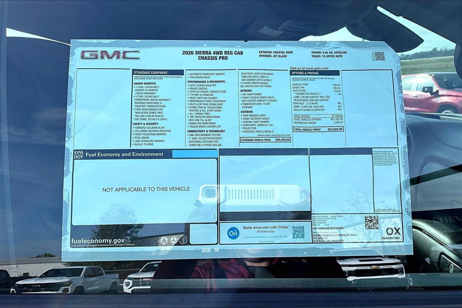 2026 GMC Sierra 3500 HD Chassis Cab Pro