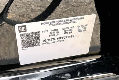 2023 GMC Sierra 3500 HD Chassis Cab SLE