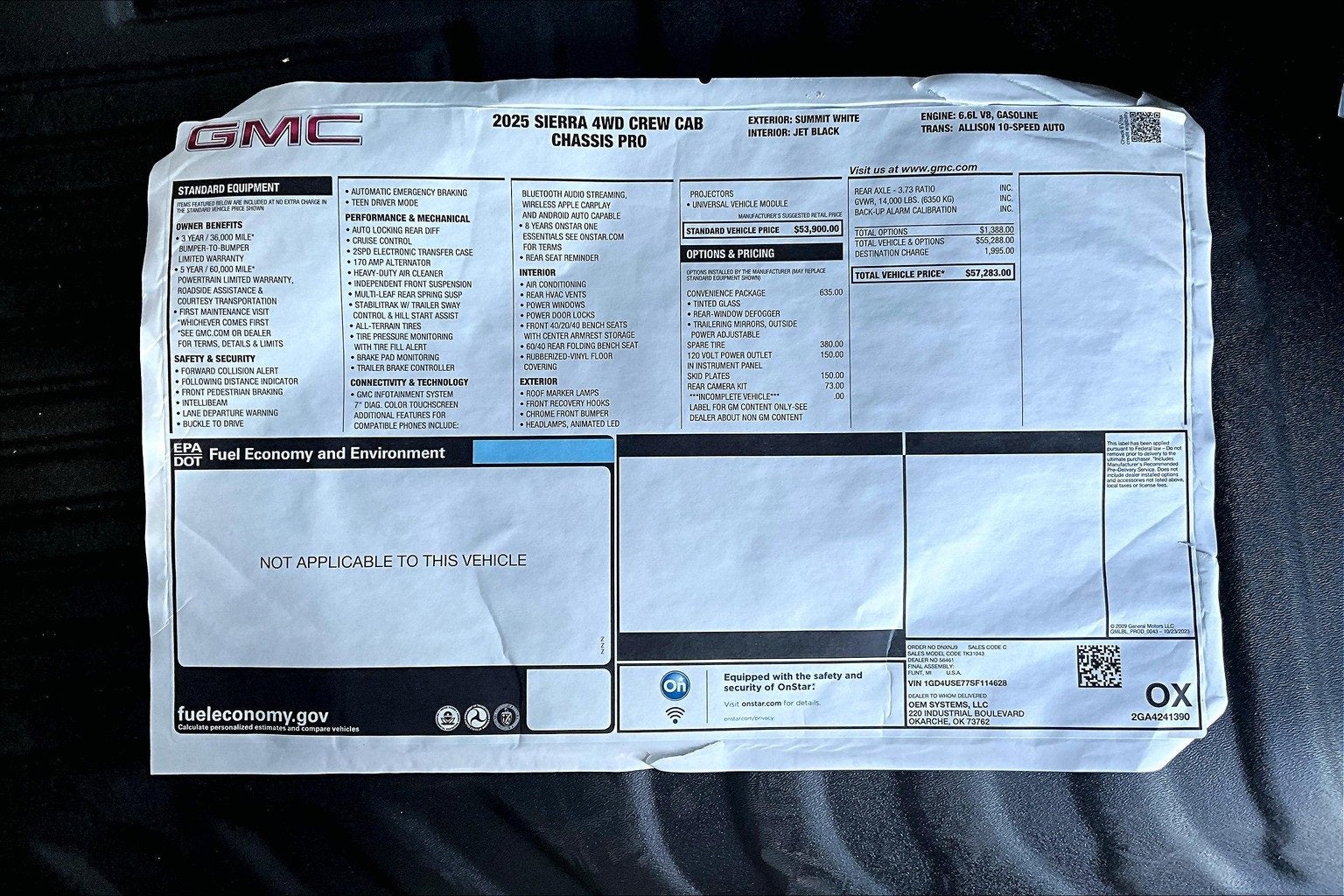 2025 GMC Sierra 3500 HD Chassis Cab Pro