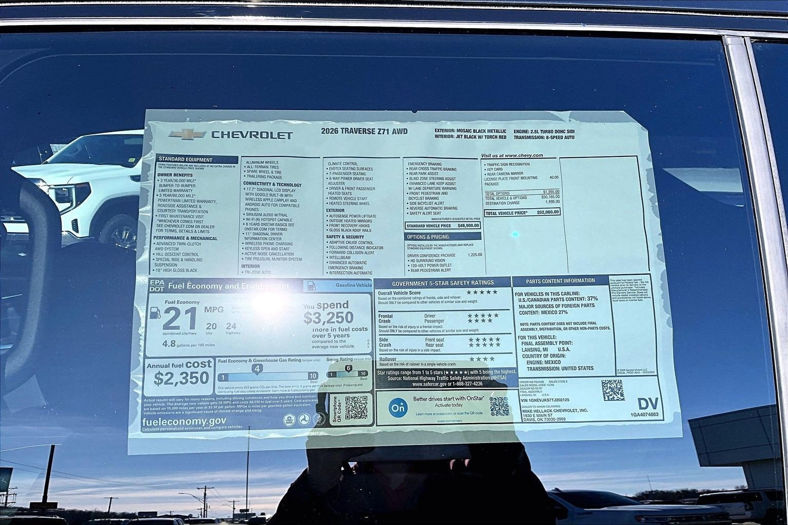 2026 Chevrolet Traverse Z71