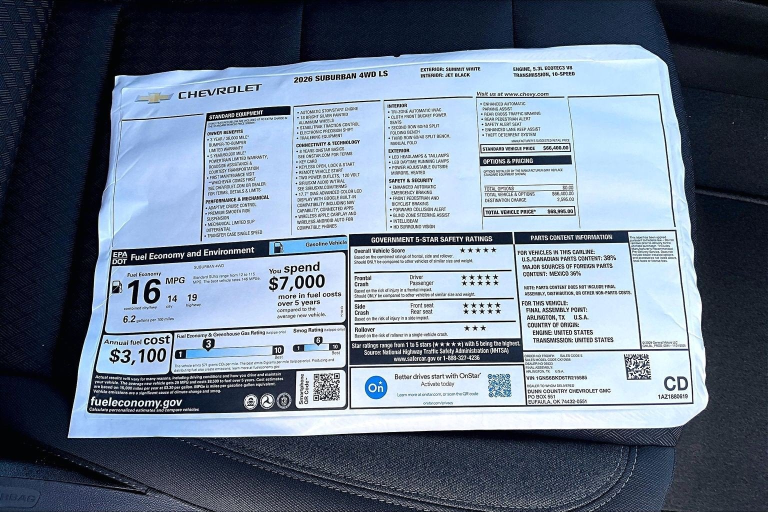 2026 Chevrolet Suburban LS