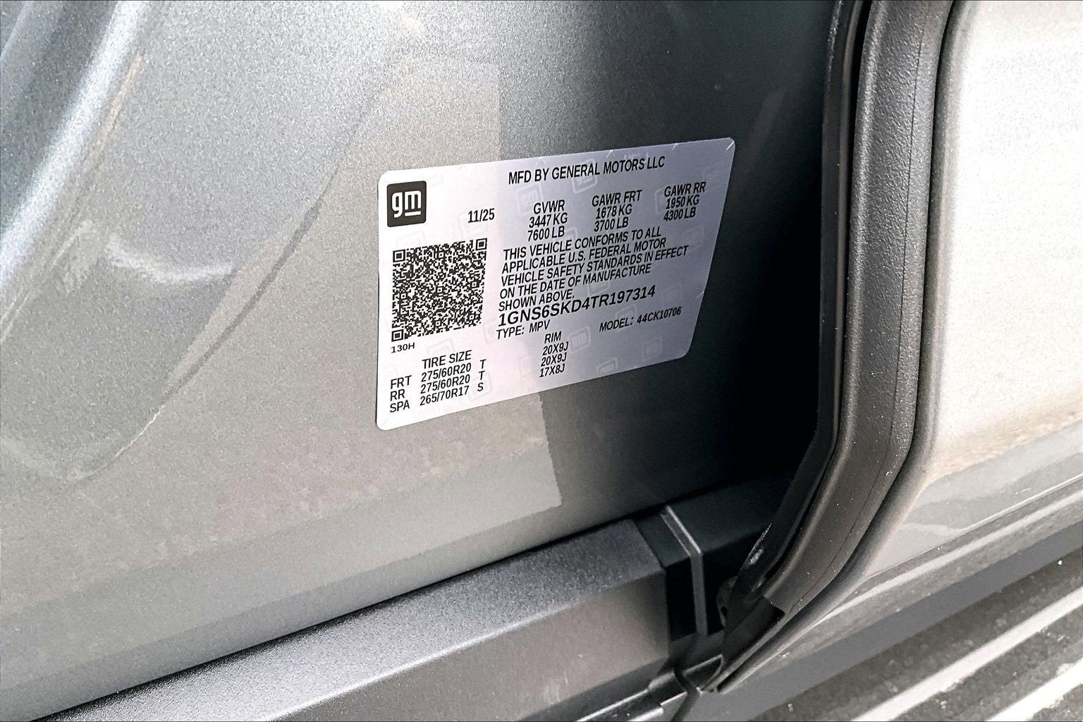 2026 Chevrolet Tahoe Premier