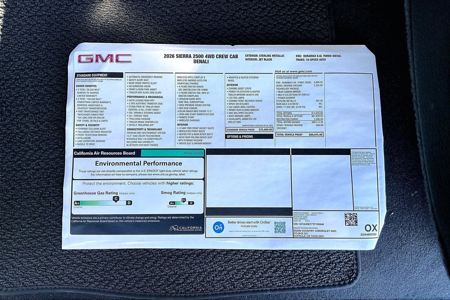 2026 GMC Sierra 2500 HD Denali
