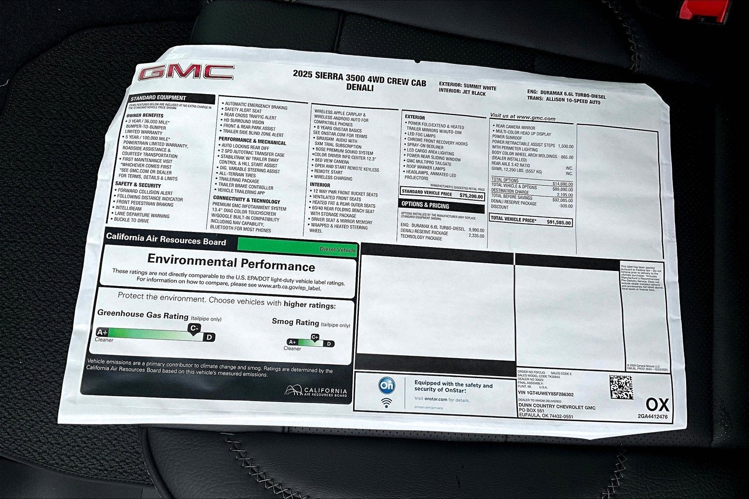 2025 GMC Sierra 3500 HD Denali