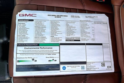 2026 GMC Sierra 3500 HD Denali Ultimate DRW