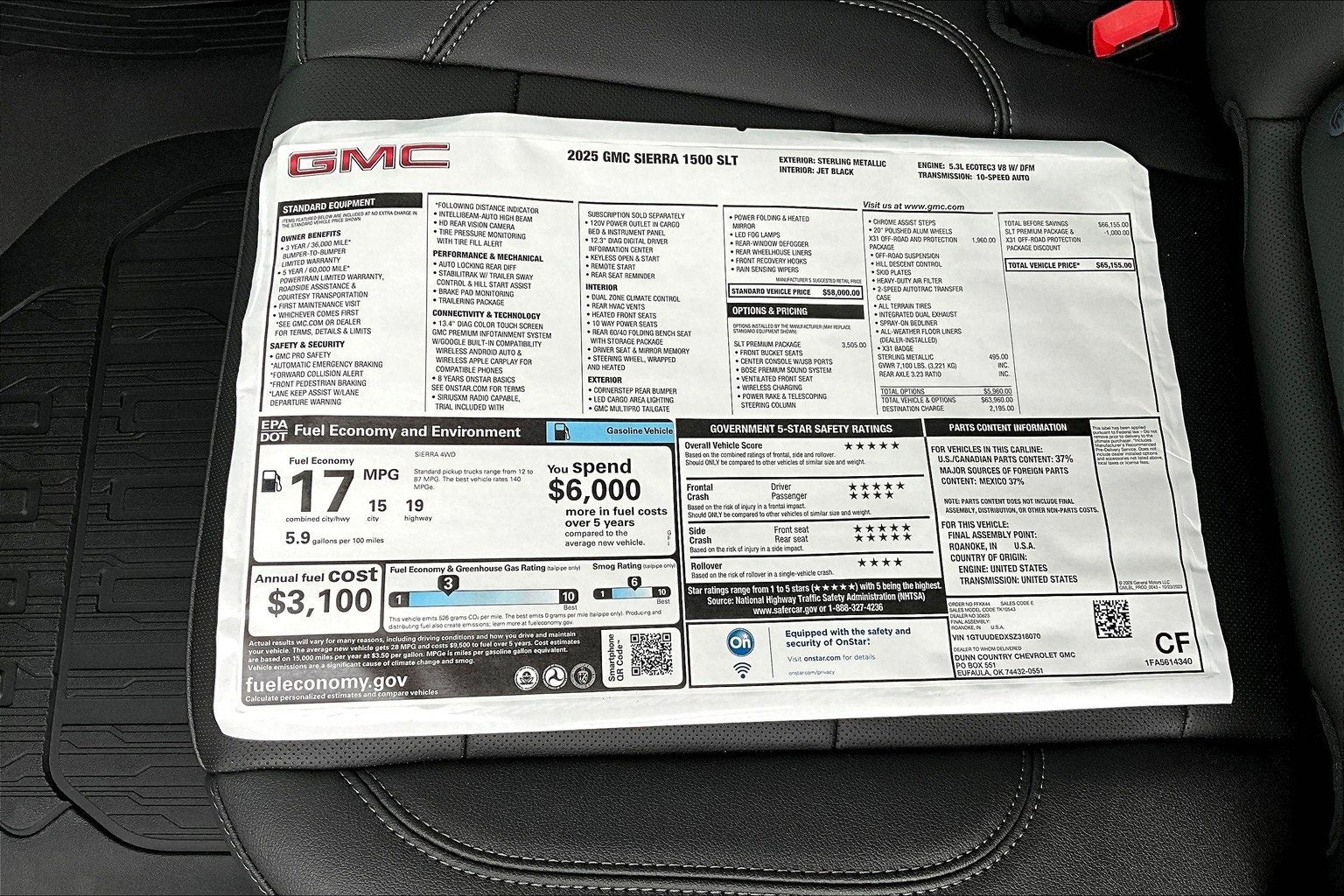 2025 GMC Sierra 1500 SLT