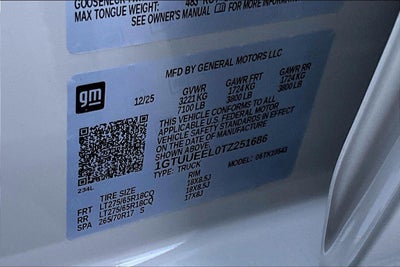 2026 GMC Sierra 1500 AT4