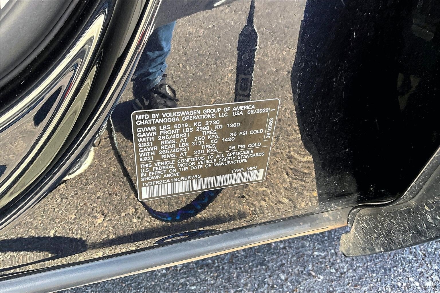 2022 Volkswagen Atlas 3.6L V6 SEL Premium R-Line