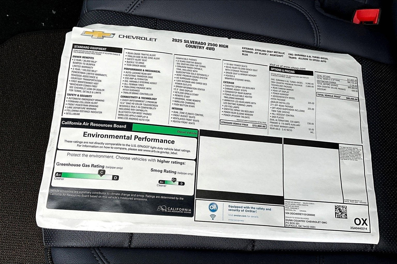 2025 Chevrolet Silverado 2500 HD High Country