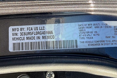 2024 RAM 2500 Laramie