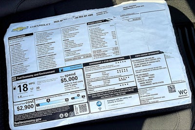 2025 Chevrolet Silverado 1500 WT