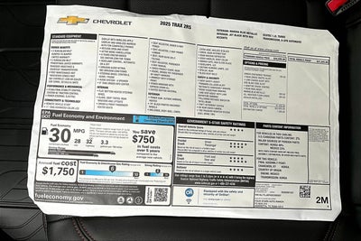 2025 Chevrolet Trax 2RS