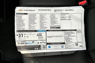 2026 Chevrolet Trailblazer RS