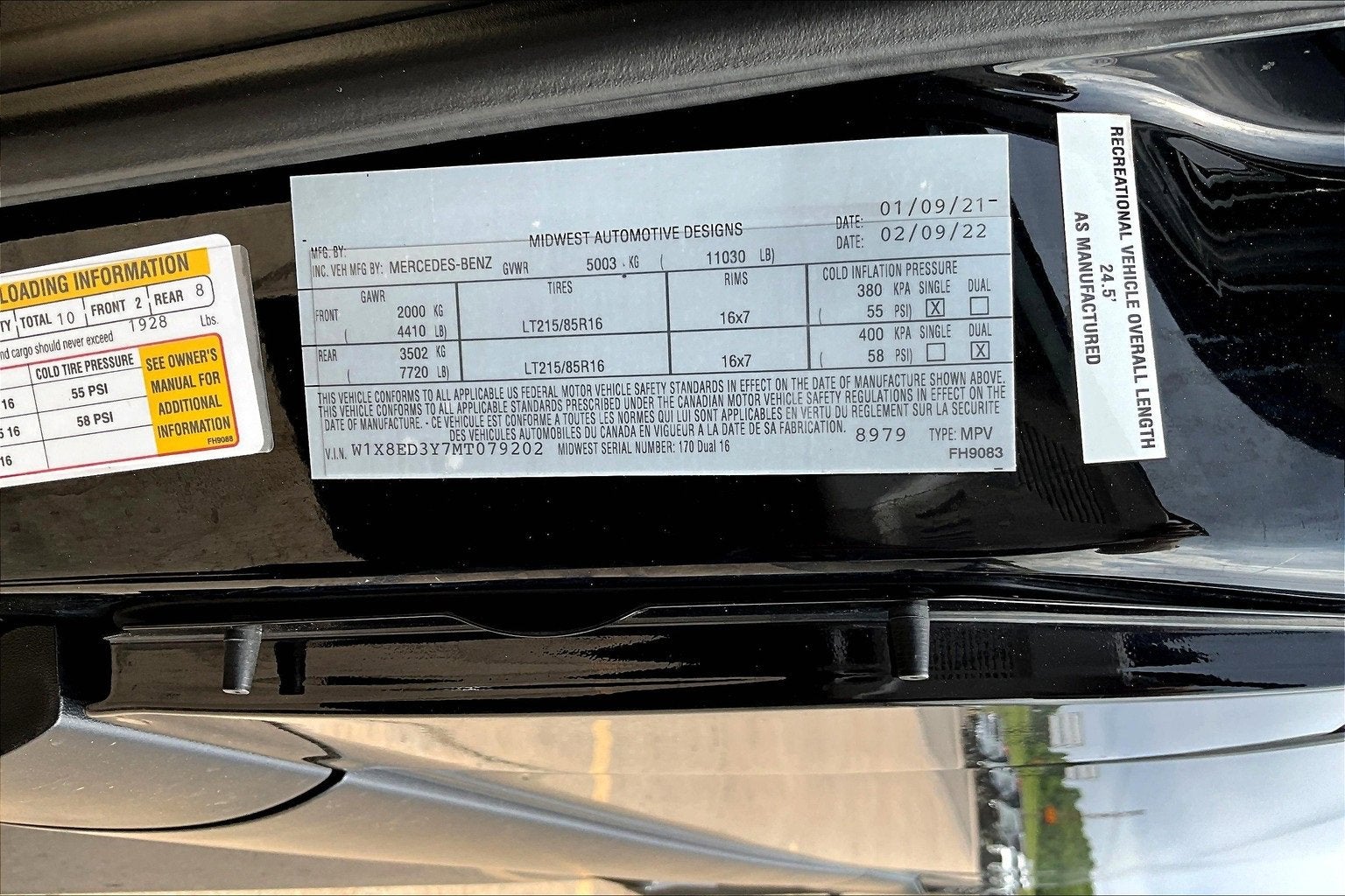 2021 Mercedes-Benz Sprinter Cargo Van Base