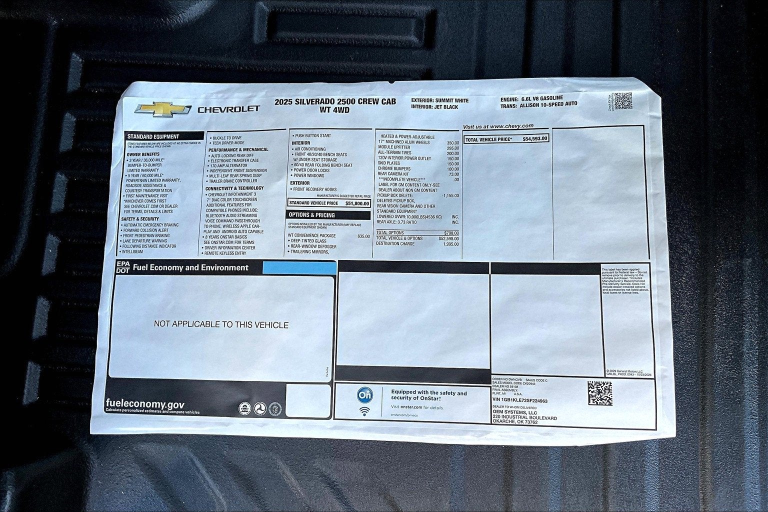 2025 Chevrolet Silverado 2500 HD WT