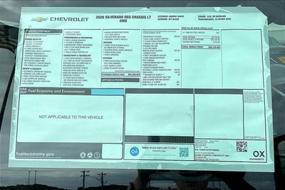 2026 Chevrolet Silverado 3500 HD Chassis Cab LT