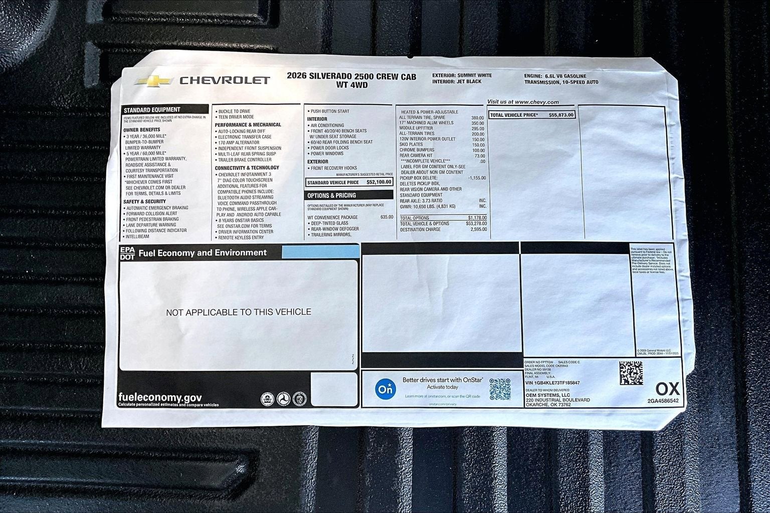 2026 Chevrolet Silverado 2500 HD WT