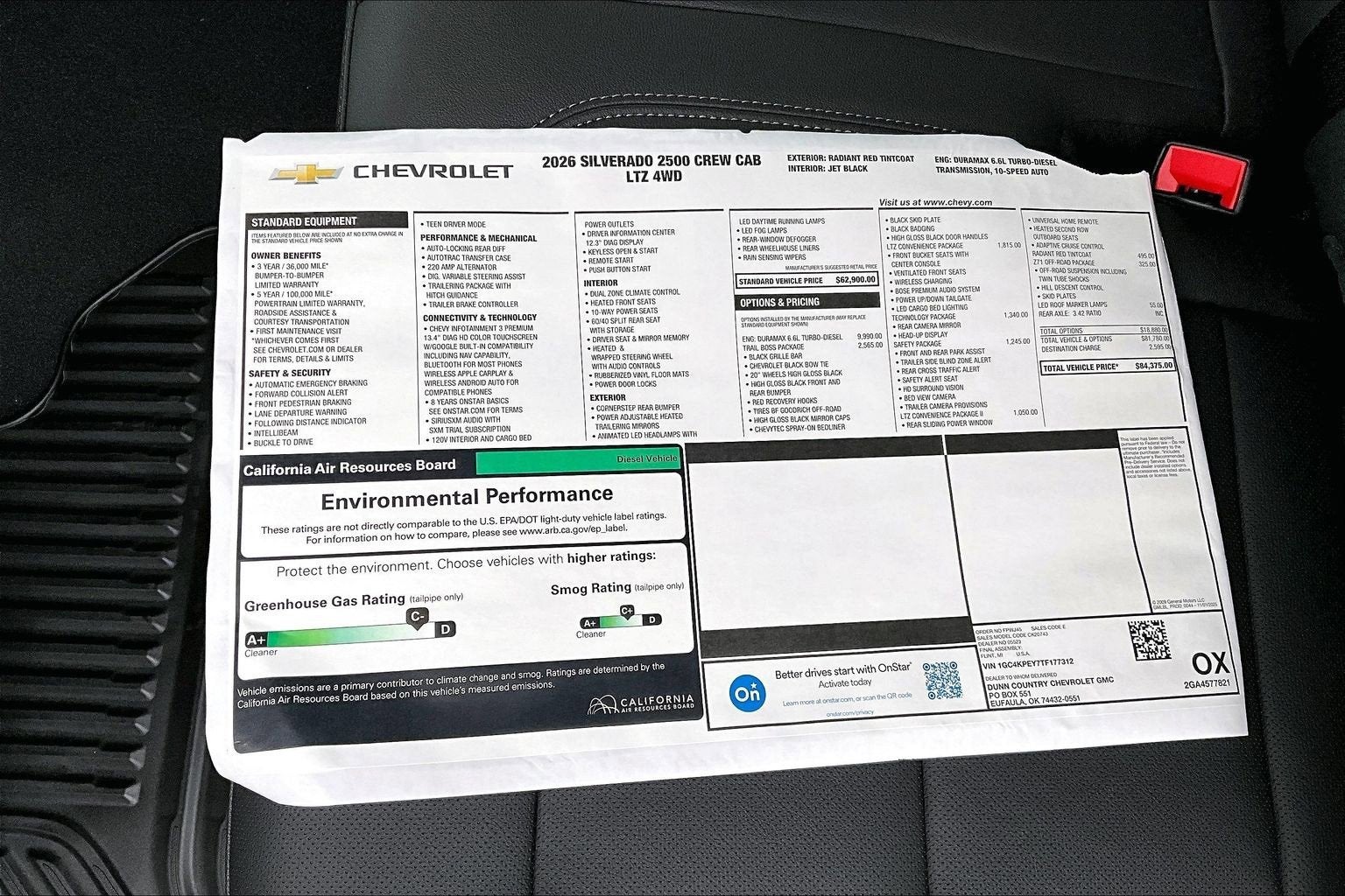 2026 Chevrolet Silverado 2500 HD LTZ