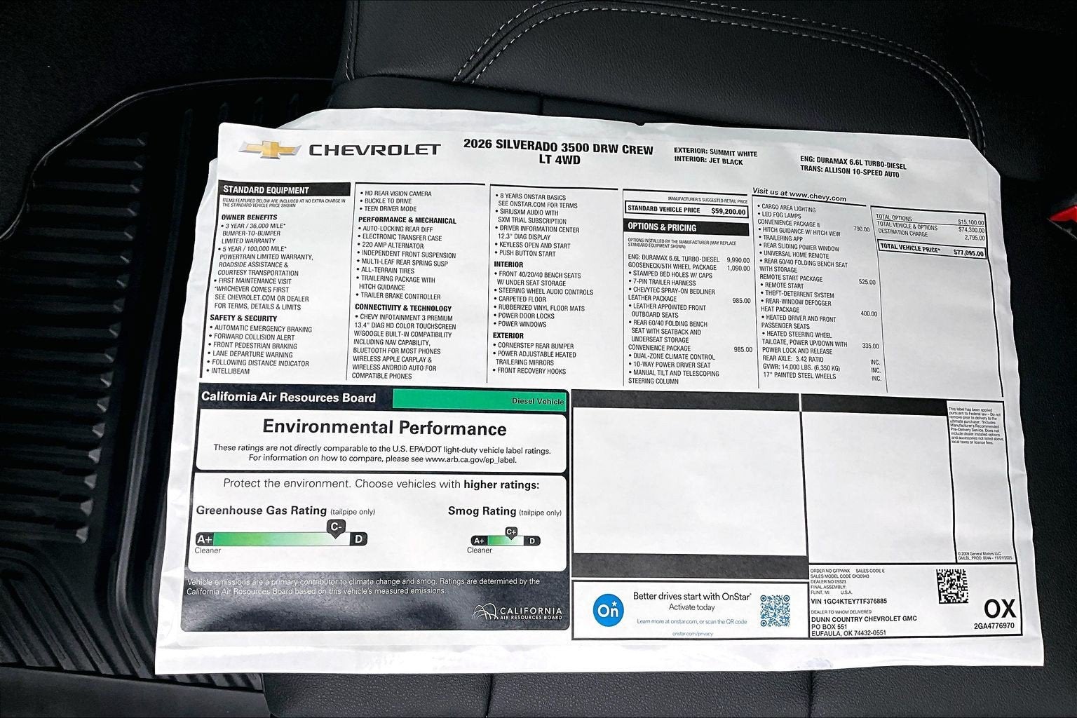 2026 Chevrolet Silverado 3500 HD LT DRW