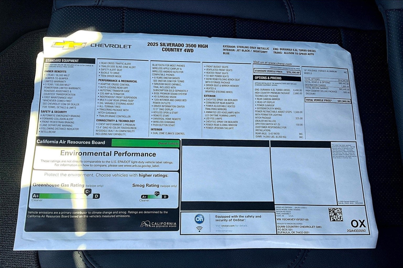 2025 Chevrolet Silverado 3500 HD High Country