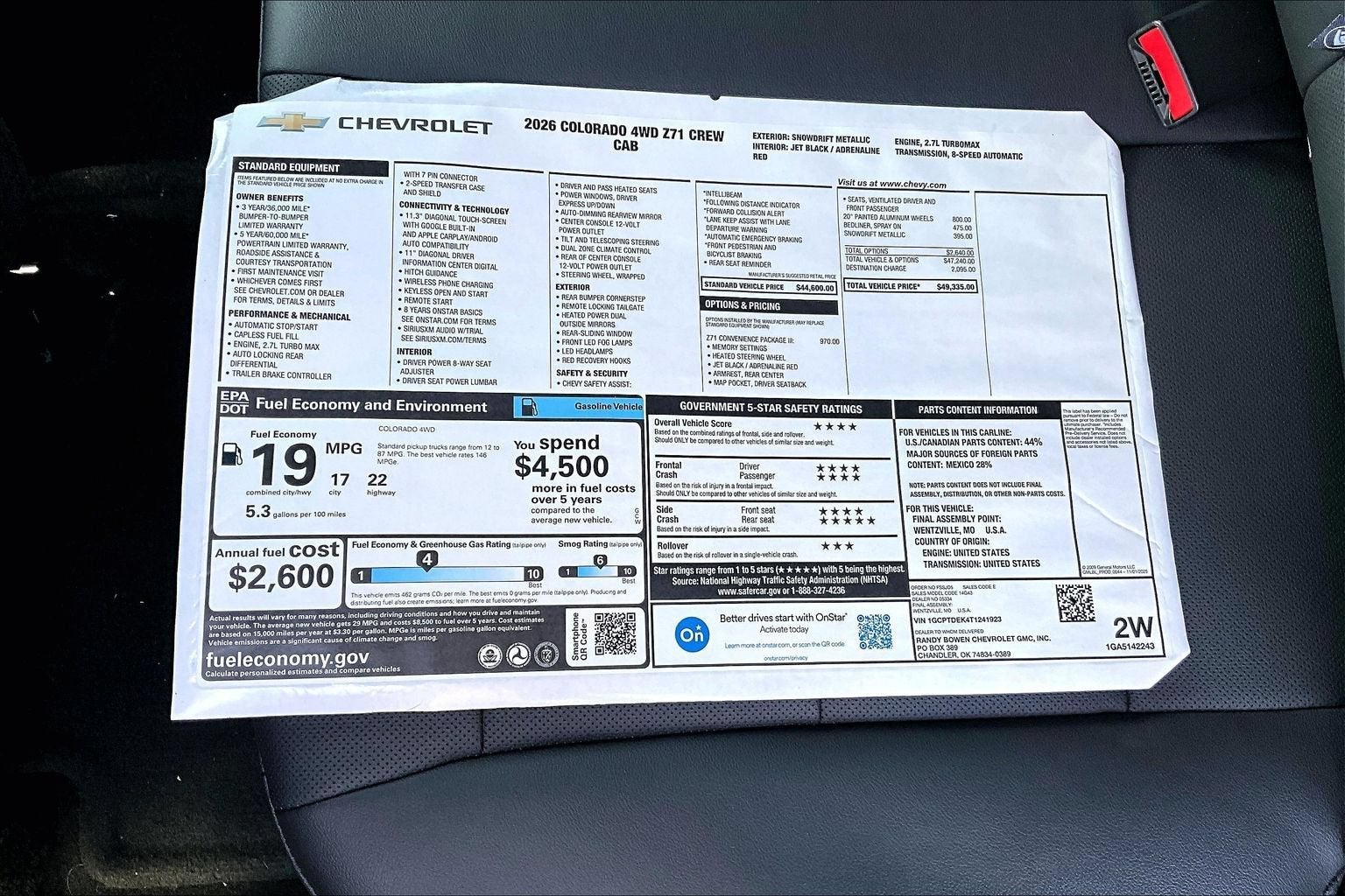 2026 Chevrolet Colorado Z71