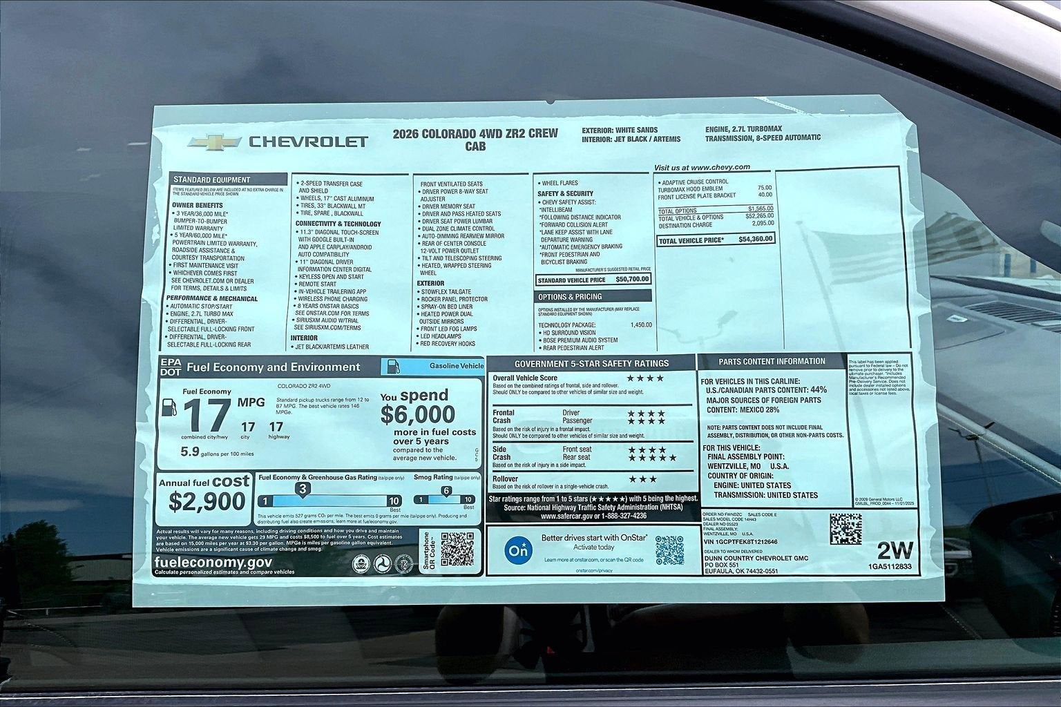 2026 Chevrolet Colorado ZR2