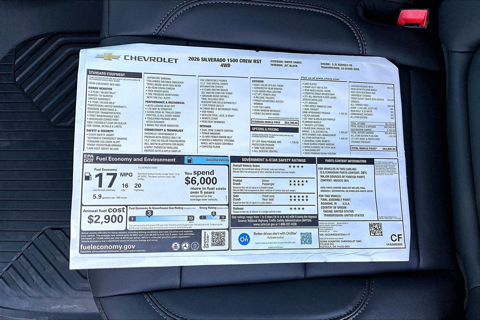 2026 Chevrolet Silverado 1500 RST