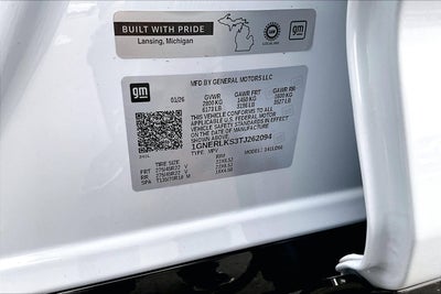 2026 Chevrolet Traverse RS