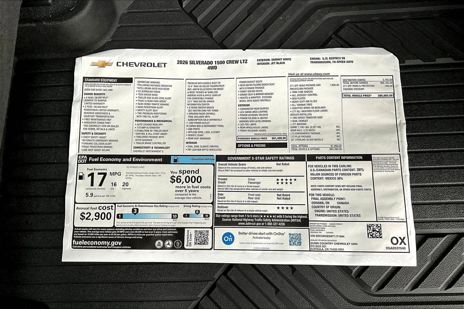 2026 Chevrolet Silverado 1500 LTZ