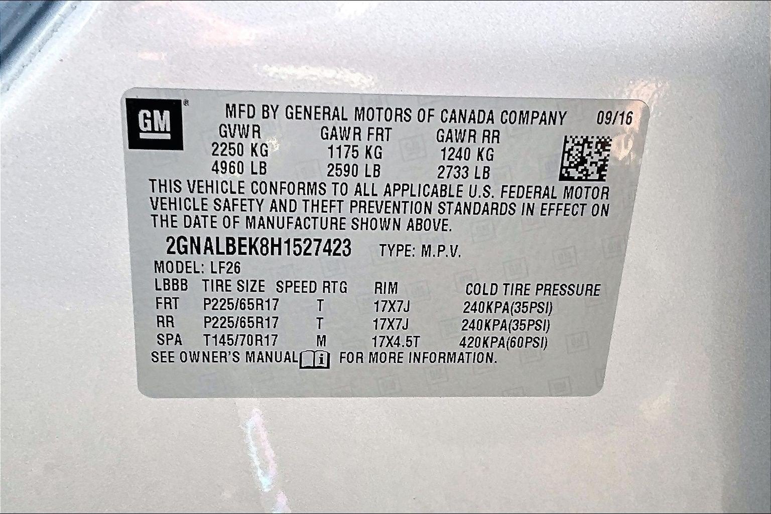 2017 Chevrolet Equinox LS