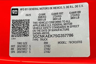 2025 Chevrolet Silverado 1500 WT