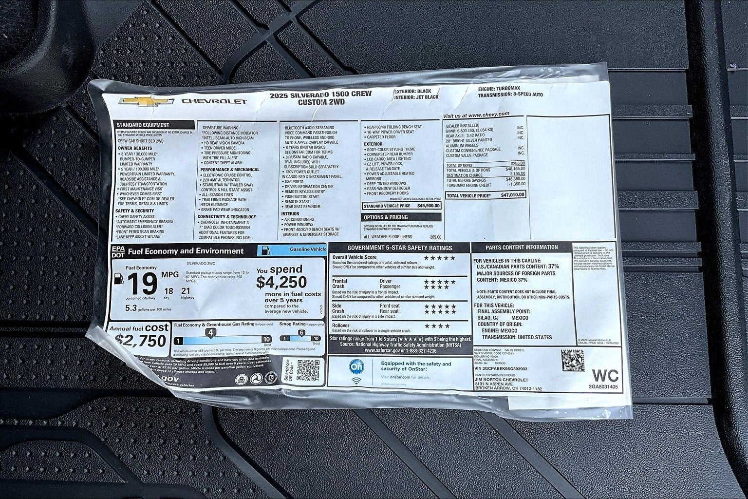 2025 Chevrolet Silverado 1500 Custom