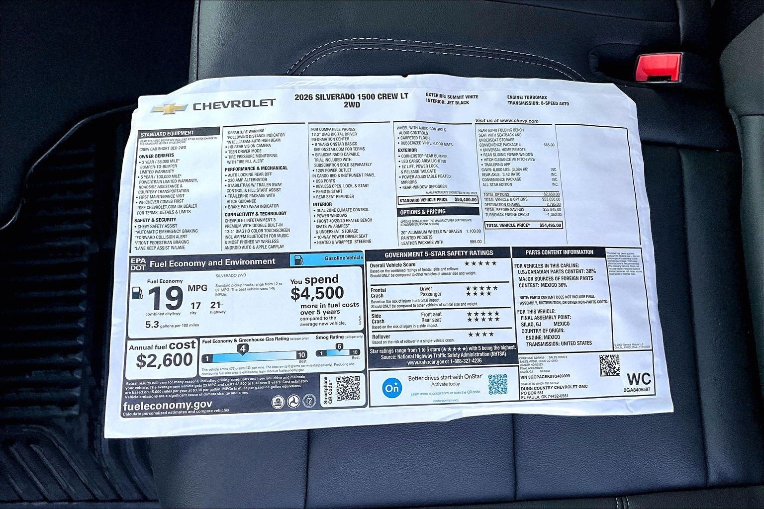 2026 Chevrolet Silverado 1500 LT