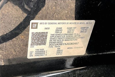 2018 Chevrolet Silverado 1500 LT