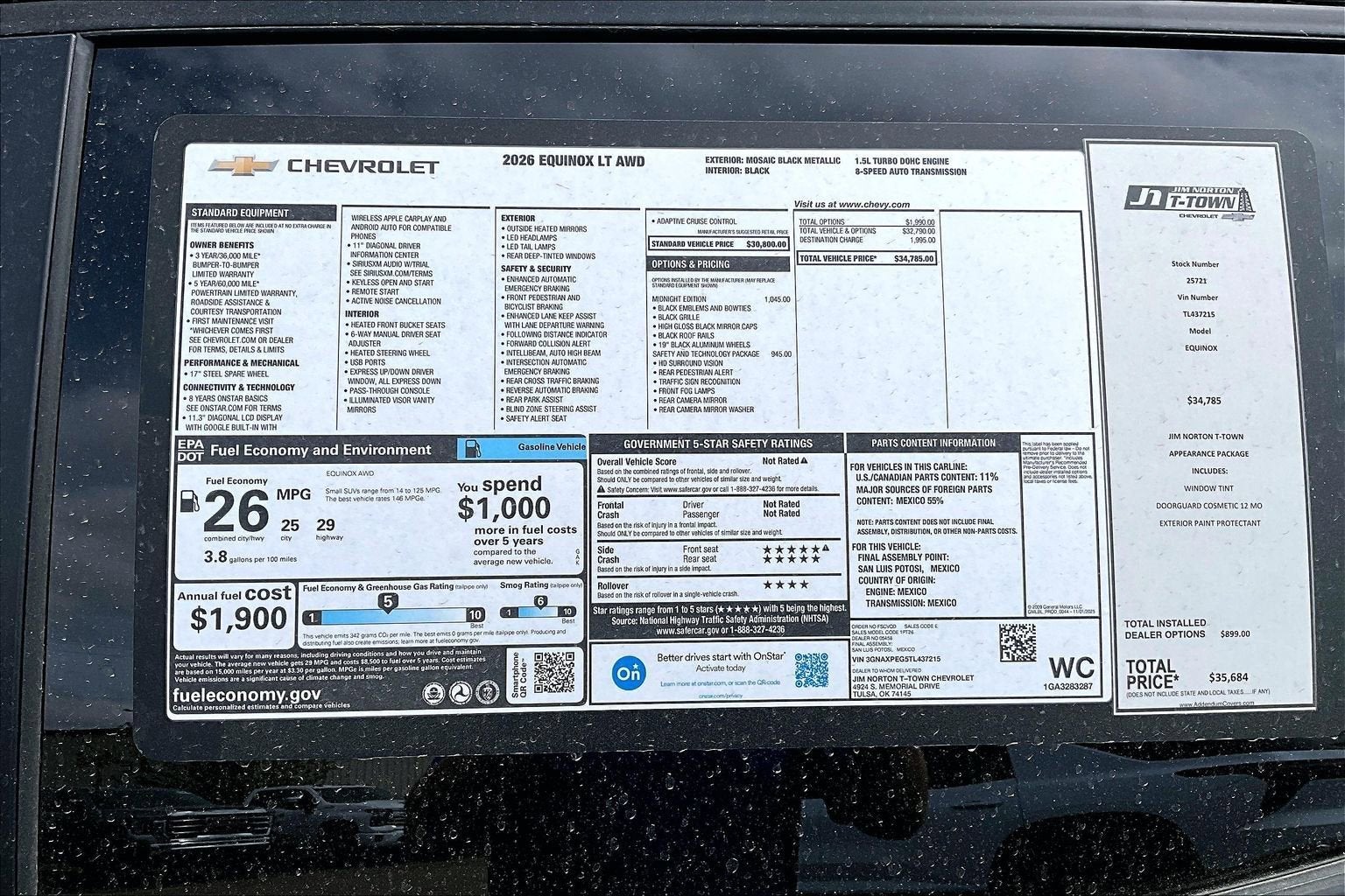 2026 Chevrolet Equinox LT