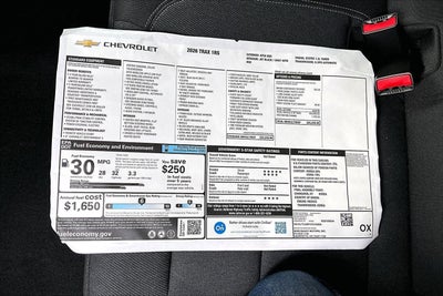 2026 Chevrolet Trax 1RS