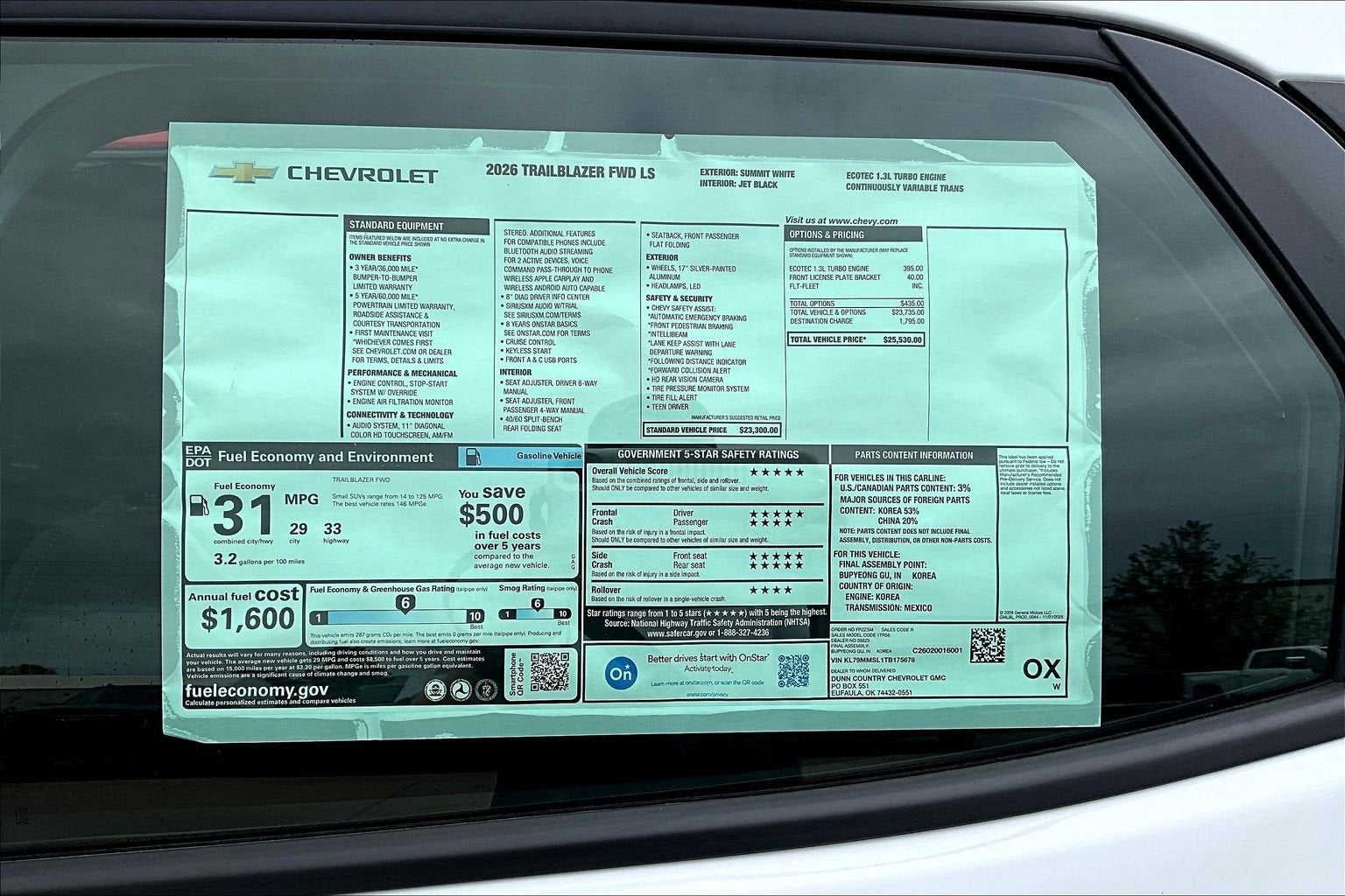 2026 Chevrolet Trailblazer LS