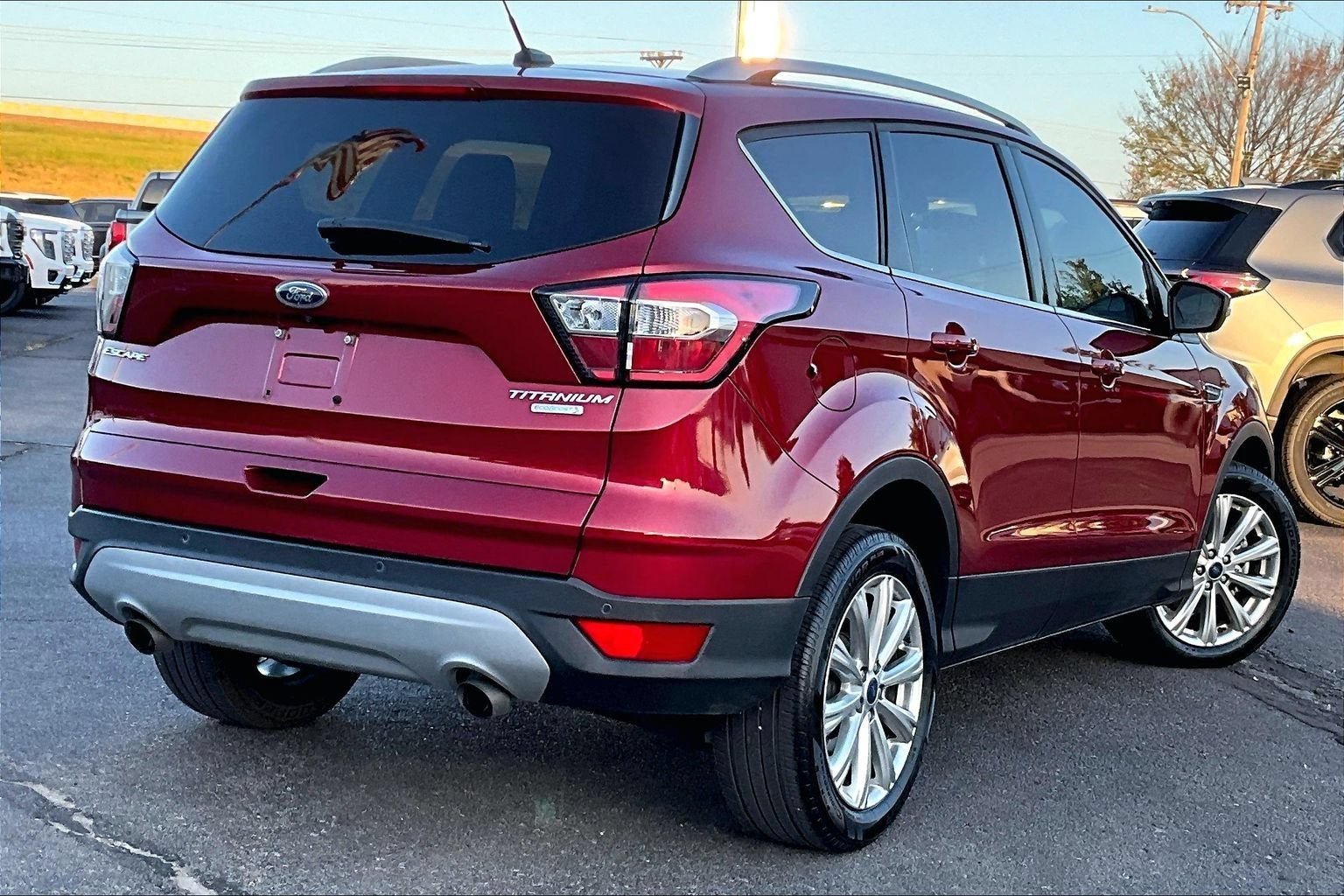 Used 2017 Ford Escape Titanium with VIN 1FMCU0J93HUD66064 for sale in Eufaula, OK