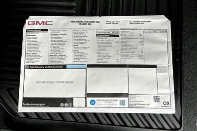2026 GMC Sierra 3500 HD Chassis Cab SLE