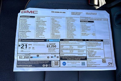 2026 GMC Acadia AT4