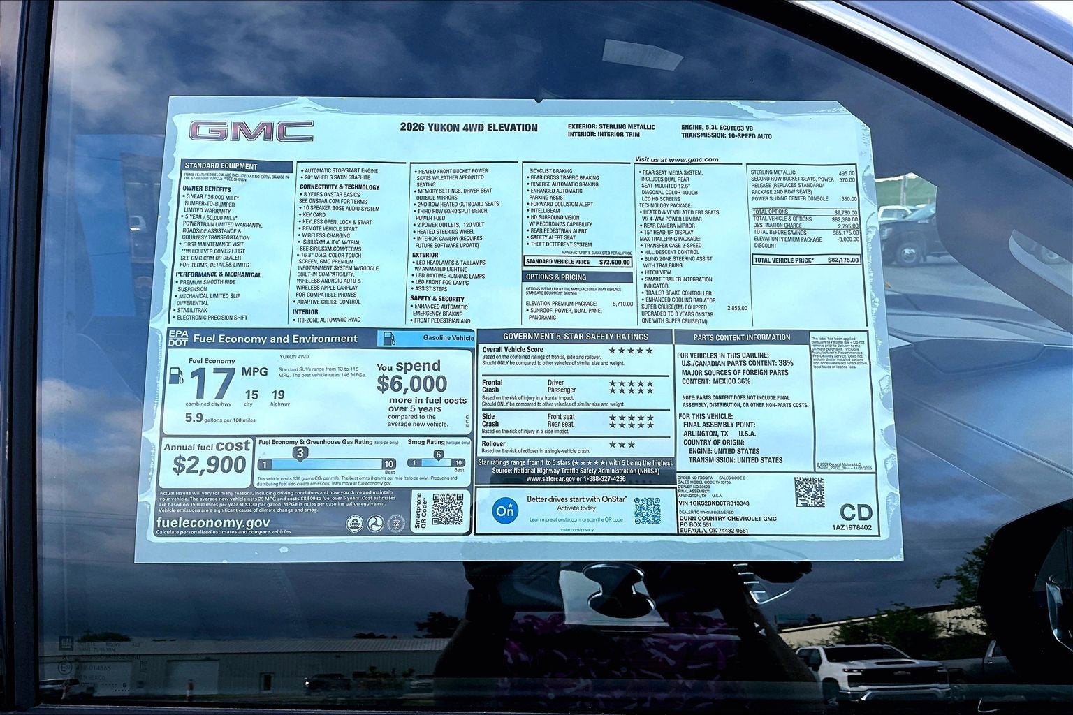 2026 GMC Yukon Elevation
