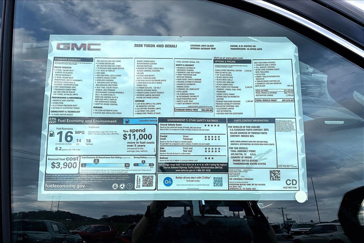 2026 GMC Yukon Denali