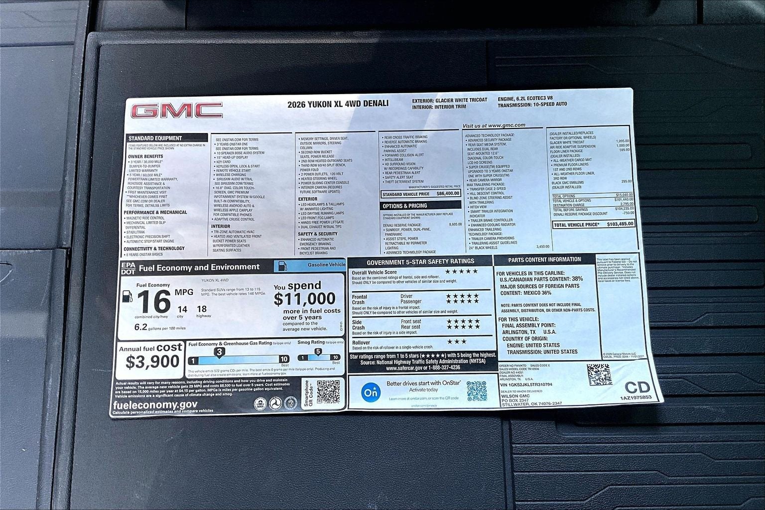 2026 GMC Yukon XL Denali - Photo 14