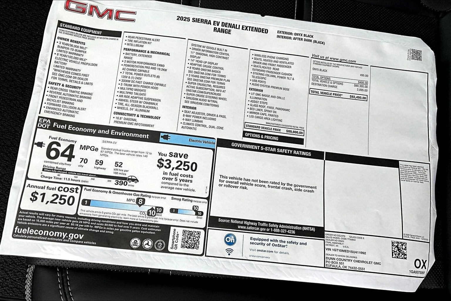 2025 GMC Sierra EV Extended Range Denali
